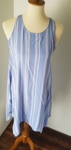 West Loop halter neck blue swing dress Siz…